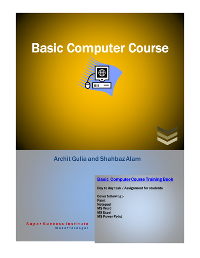 Basic computer course